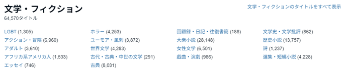 文学・フィクション目次
